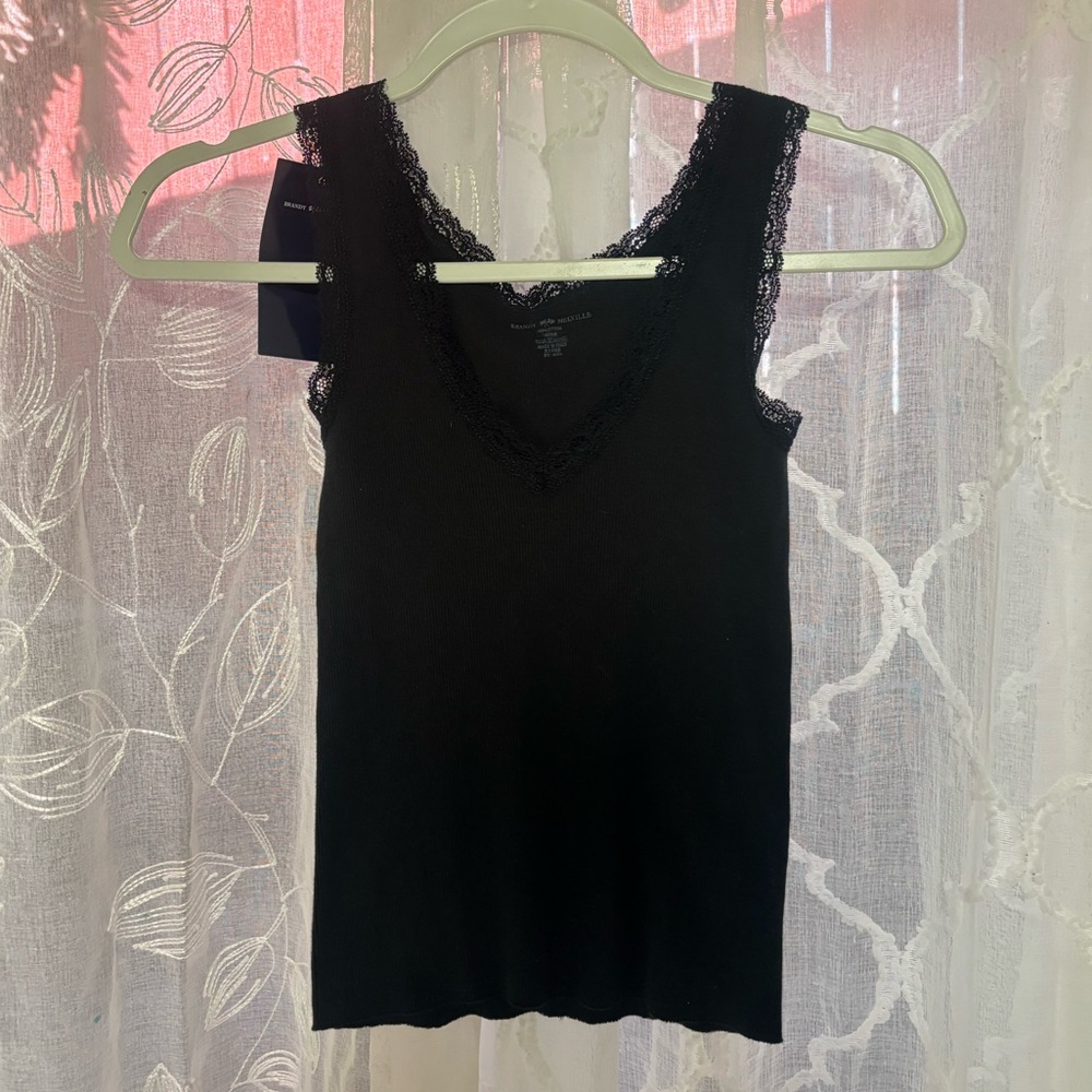 Brandy Melville Lace Trim Tank
